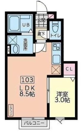 デュマンIIの物件間取画像